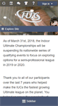 Mobile Screenshot of indoorultimatechampionships.com